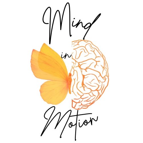 Mind in Motion butterfly and brain illustration